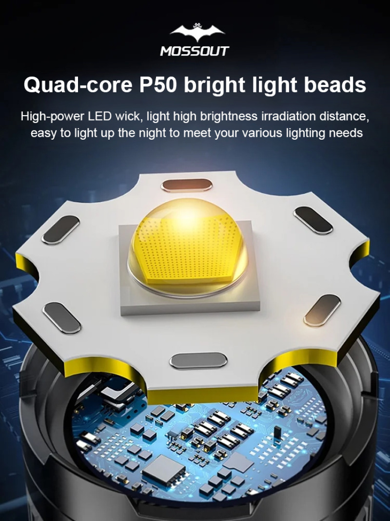 Super Bright Flashlight Led Po - Outdoor Lighting Spotlight recension och pris