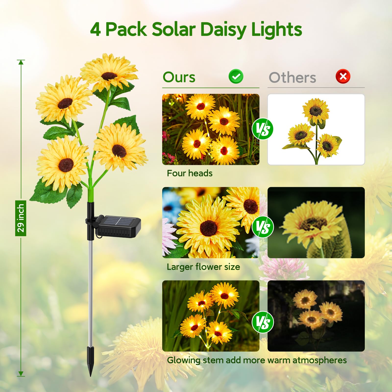 Solar Outdoor Garden Lights, 1 - Outdoor Lighting Driveway recension och pris