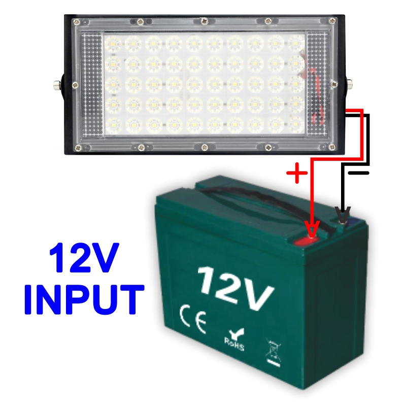 DC 12V-85V 50W Led Flood Light - Outdoor Lighting Volt recension och pris