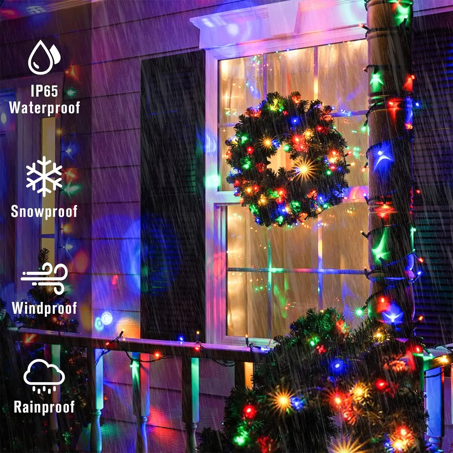 LED Solar Light String 8 Funct - Outdoor Lighting Driveway recension och pris