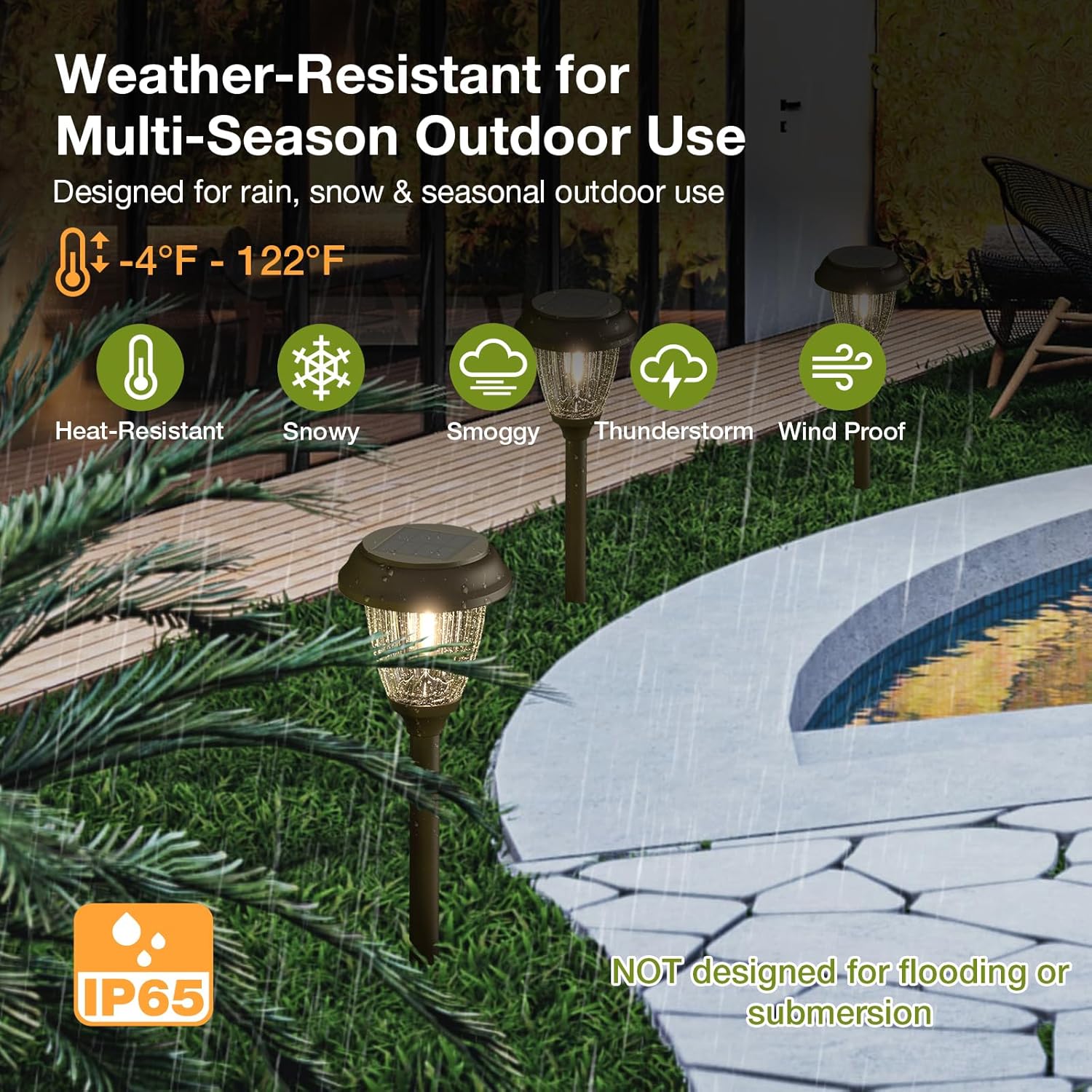 Solar Lights Outdoor 10/25 LM  - Outdoor Lighting Driveway recension och pris