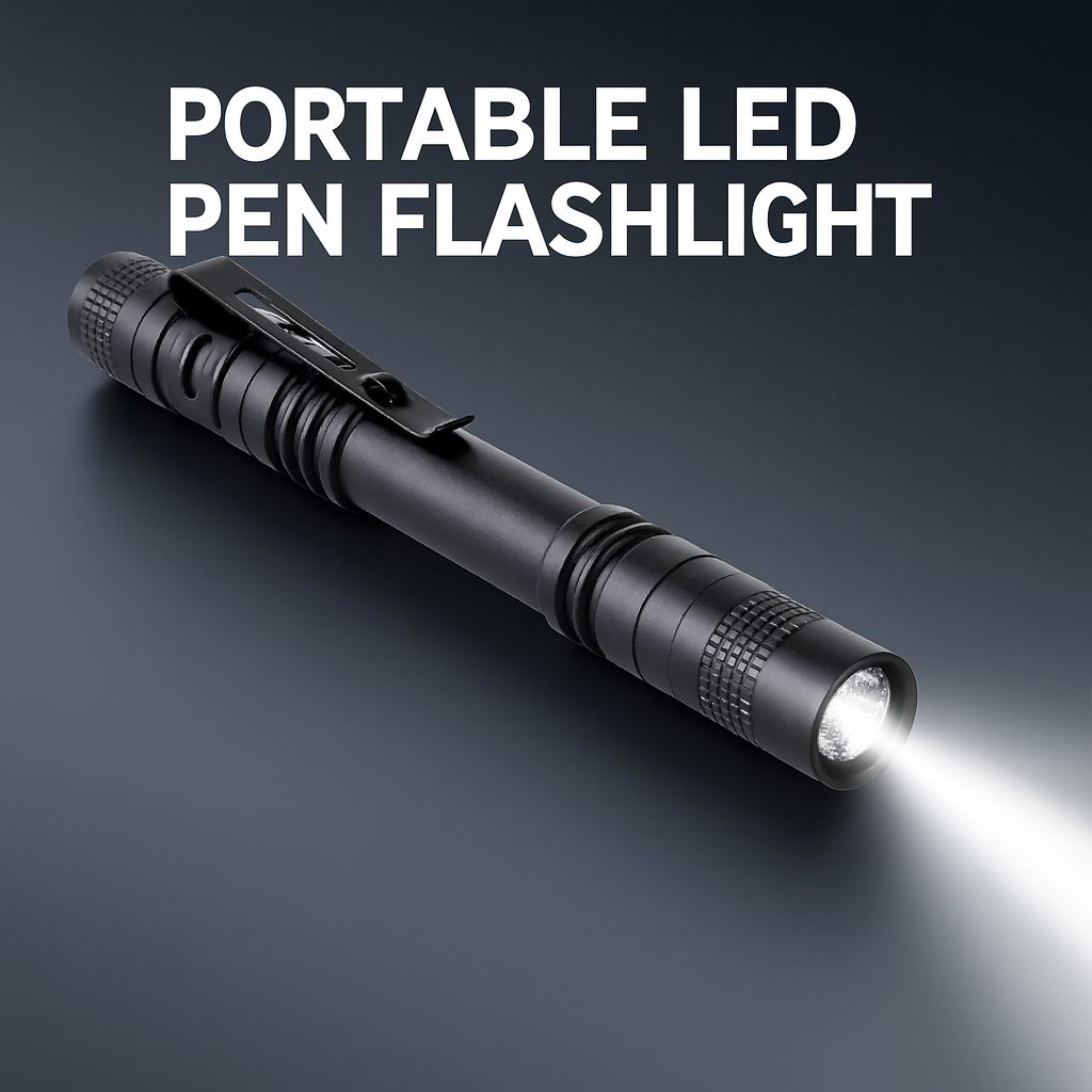 Portable Mini LED Pen Flashlig - Zinc Outdoor Lighting recension och pris