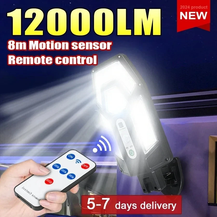 12000LM Powerful Solar Wall La - Outdoor Lighting With Outlet recension och pris