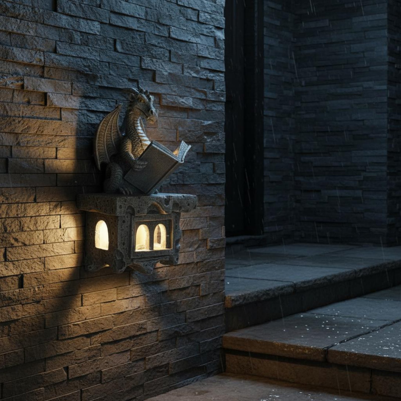 Solar Wyvern Wall Shine Auto O - Outdoor Lighting Ip65 recension och pris