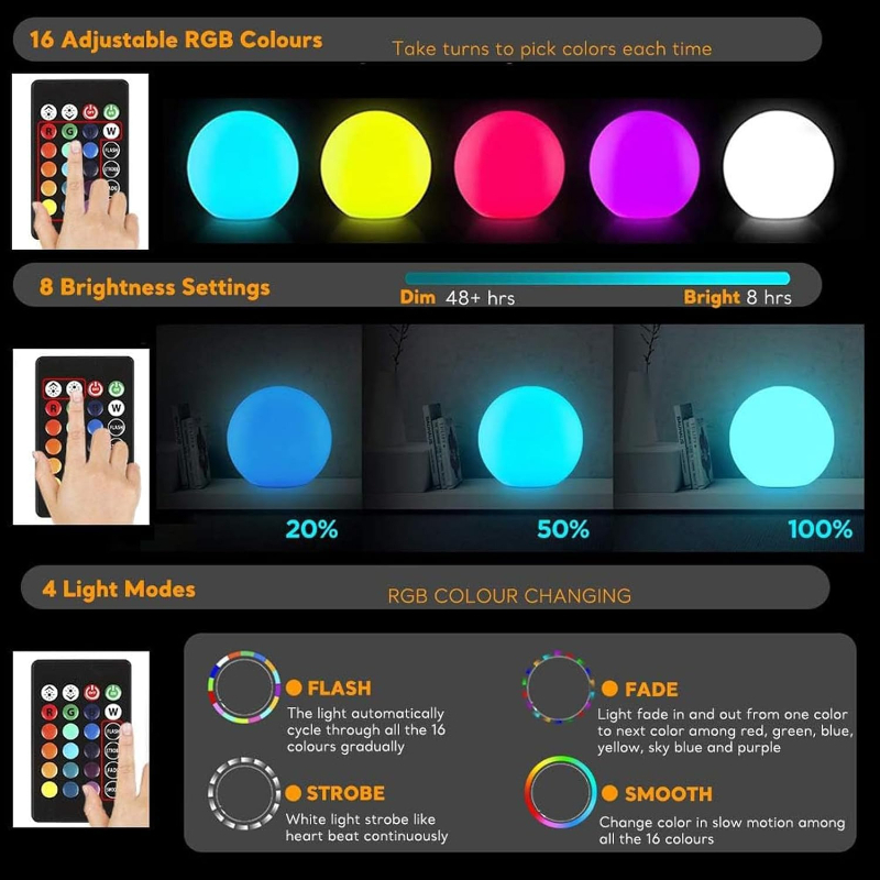 LED Ball Light Solar Lamp Outd - Outdoor Lighting Transformer recension och pris