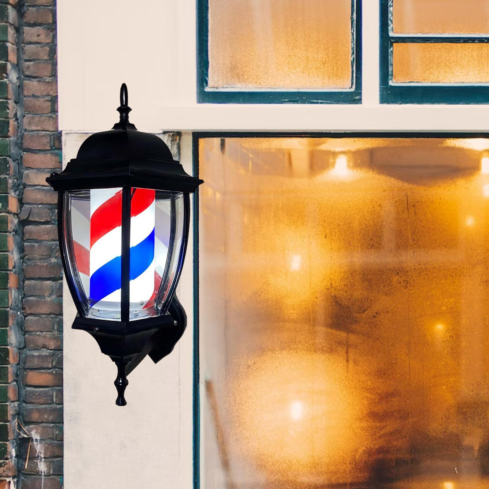 Barber Pole Light Rotating Lig - Outdoor Lighting With Outlet recension och pris