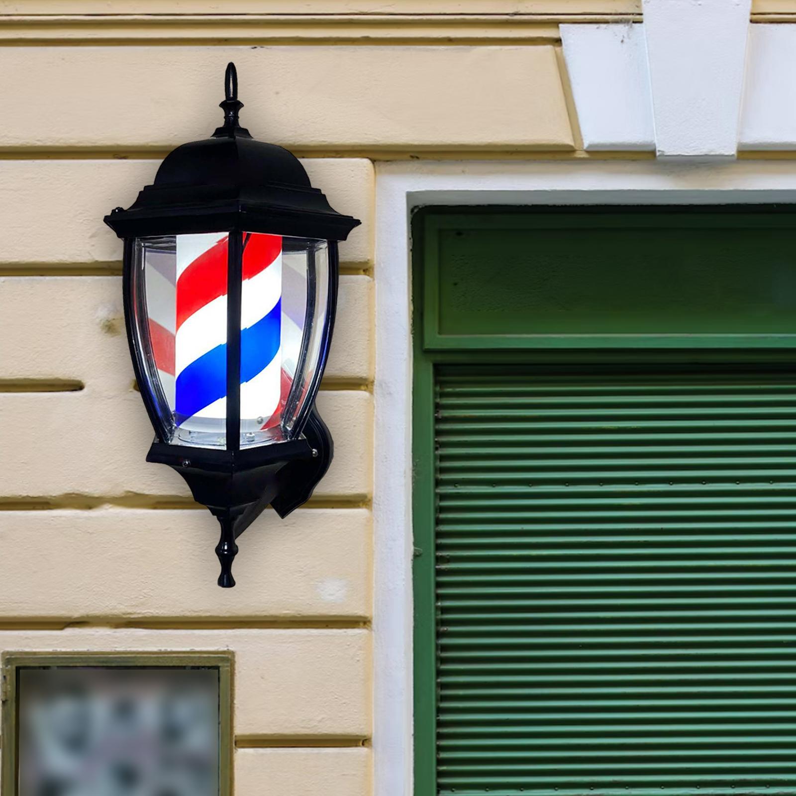 Barber Pole Light Rotating Lig - Outdoor Lighting With Outlet recension och pris