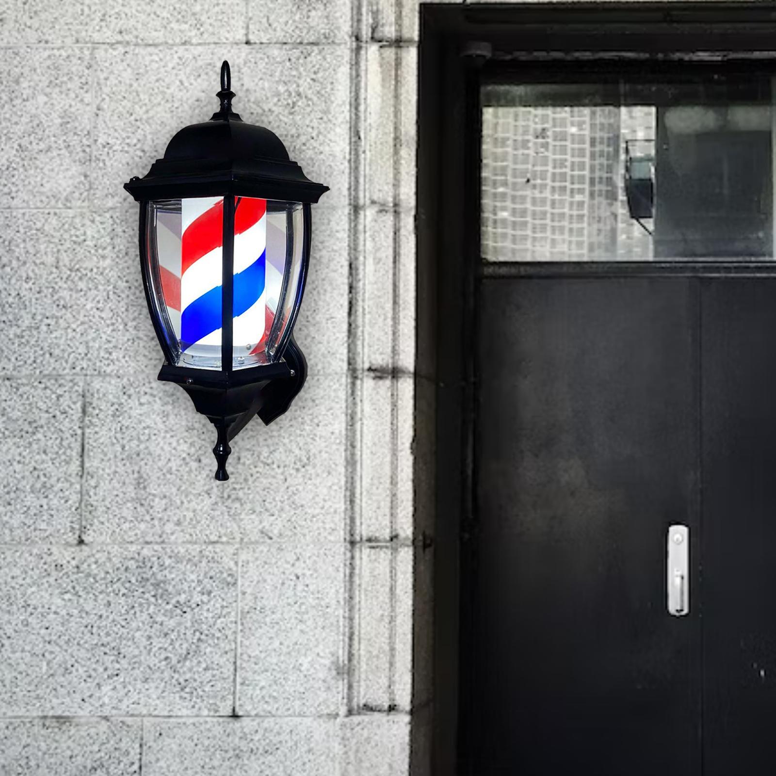 Barber Pole Light Rotating Lig - Outdoor Lighting With Outlet recension och pris