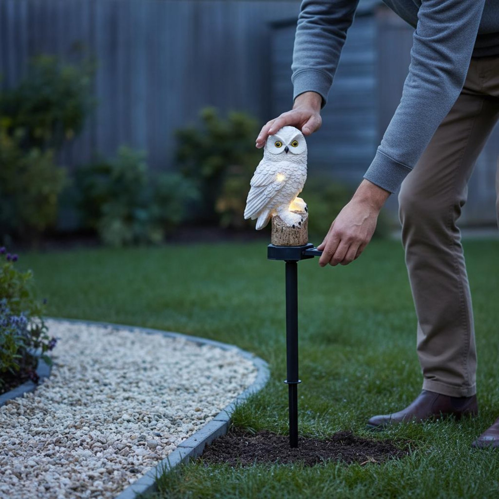 Solar Owl Stake Light Waterpro - Outdoor Lighting Ip65 recension och pris