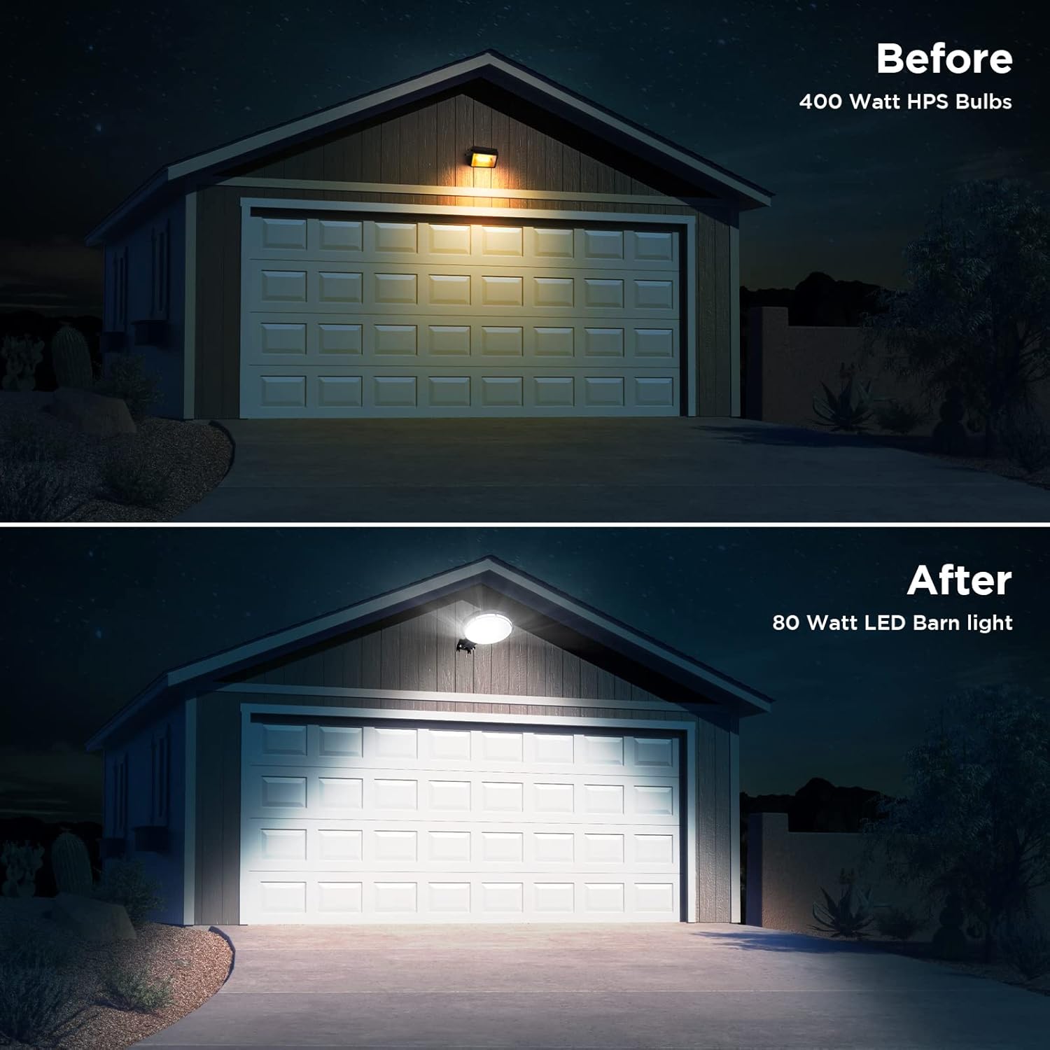 80W LED Barn Light, 120V Hardw - Outdoor Lighting Ip65 recension och pris