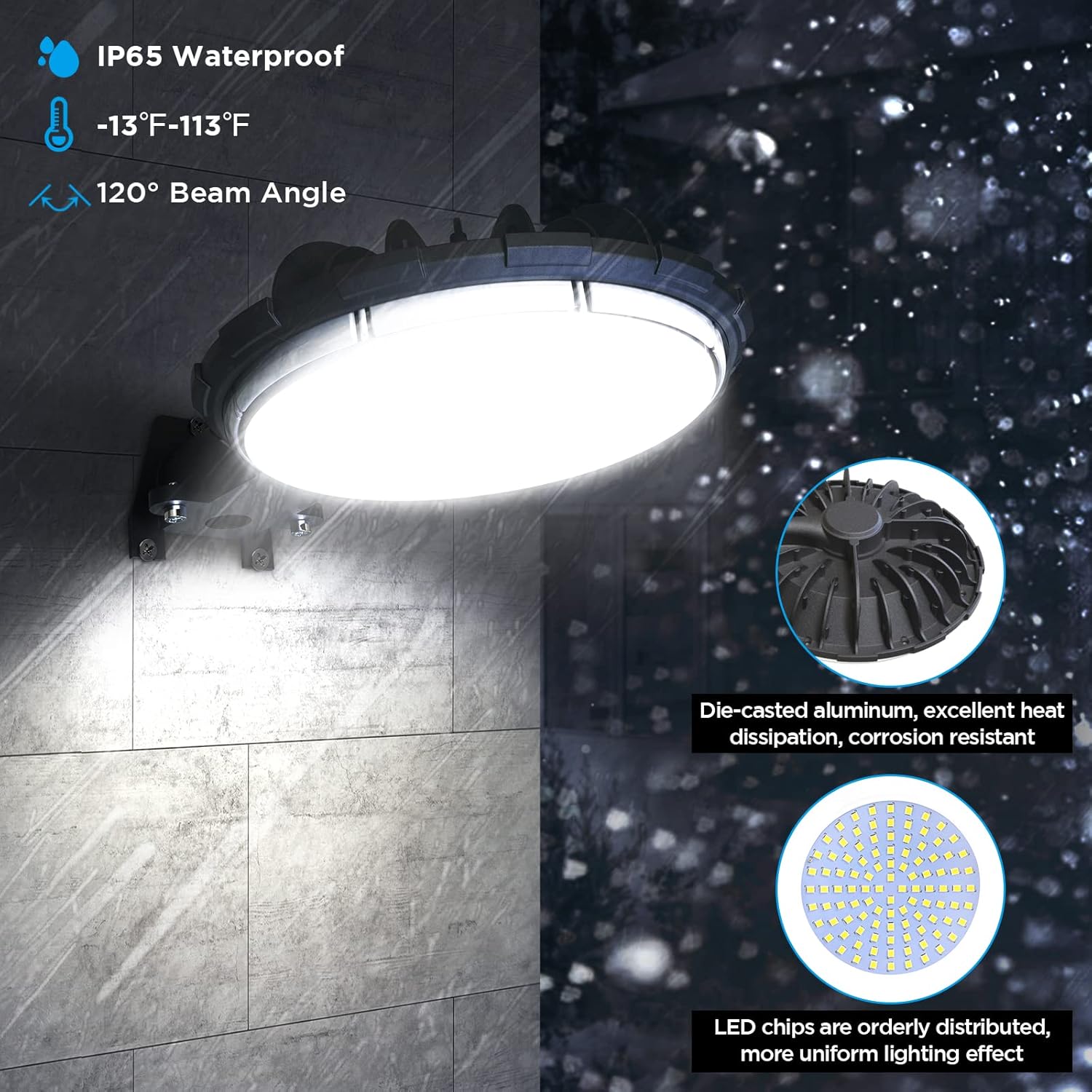 80W LED Barn Light, 120V Hardw - Outdoor Lighting Ip65 recension och pris