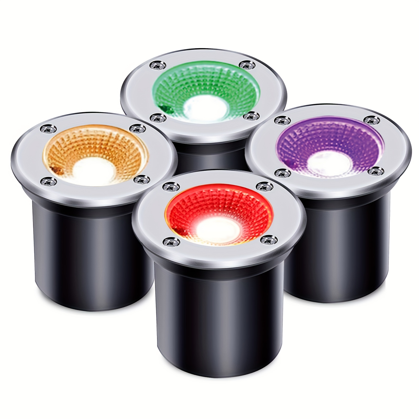 Set of Four 3-Watt 12-Volt Low - Outdoor Lighting Volt recension och pris