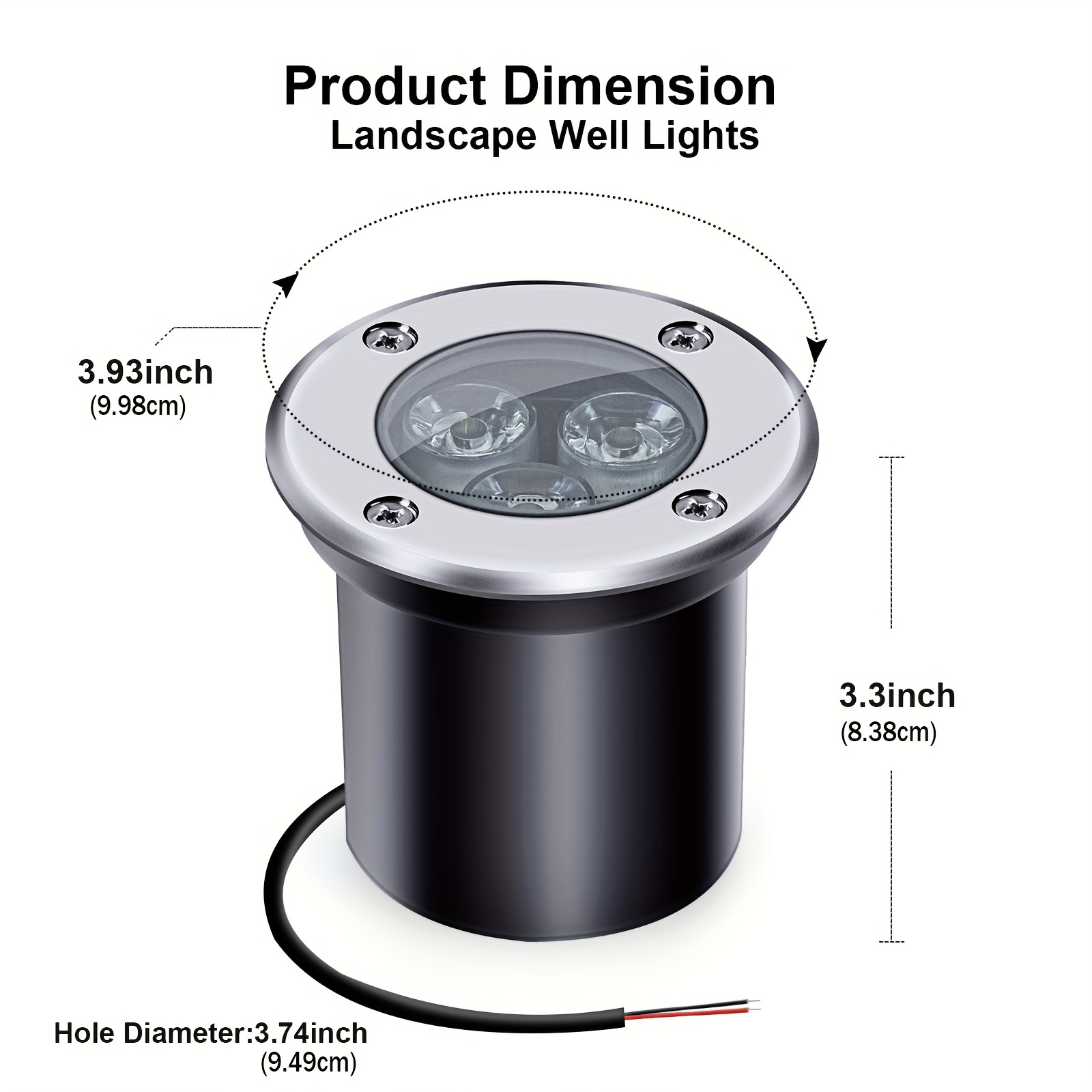 Set of Four 3-Watt 12-Volt Low - Outdoor Lighting Volt recension och pris