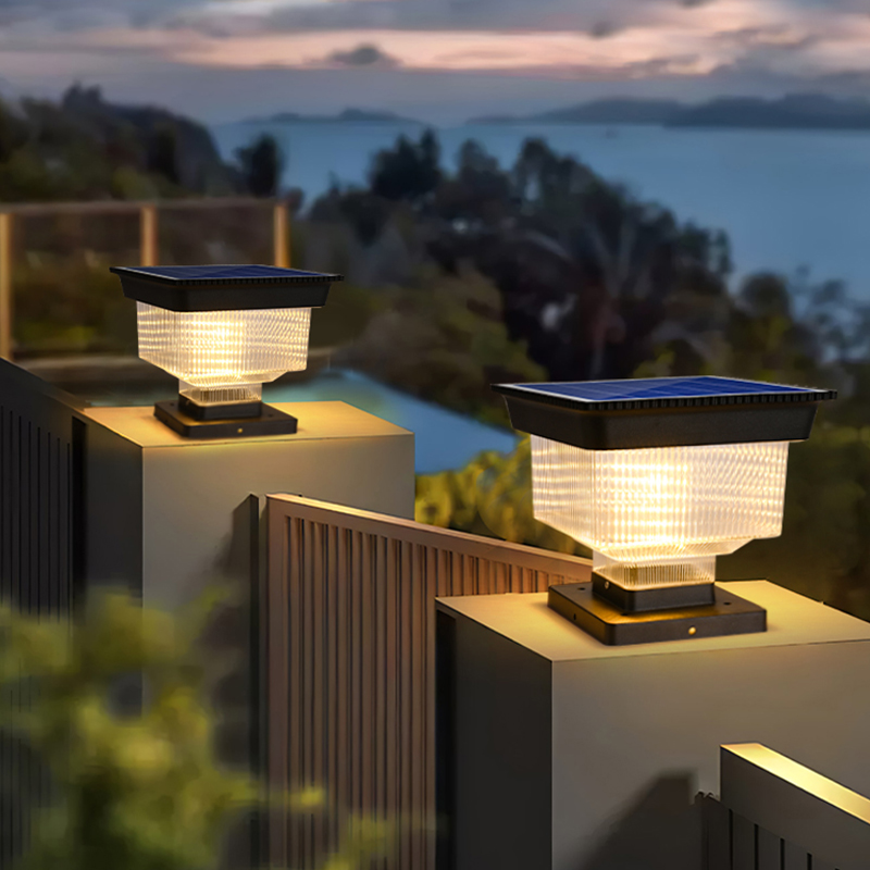 Modern Waterproof LED Solar Po - Outdoor Lighting Mains Powered recension och pris
