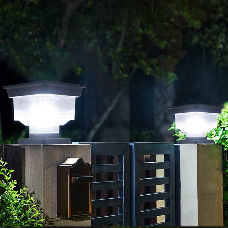 Modern Waterproof LED Solar Po - Outdoor Lighting Mains Powered recension och pris