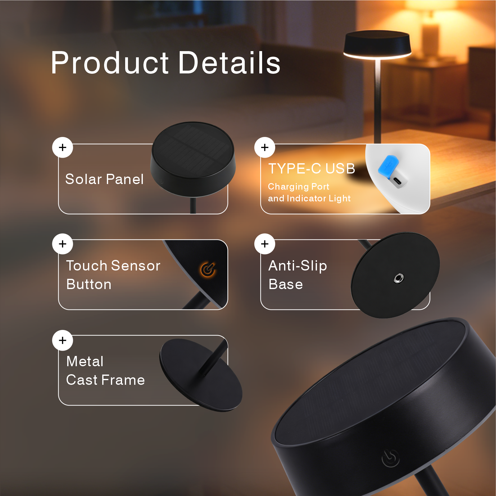 Wireless Solar Light Waterproo - Outdoor Lighting Restaurant recension och pris