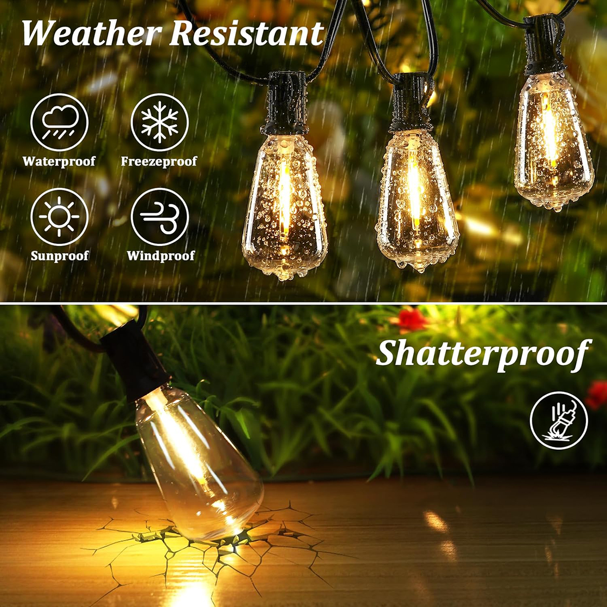 LED String Lights LED Outdoor  - Outdoor Lighting Driveway recension och pris