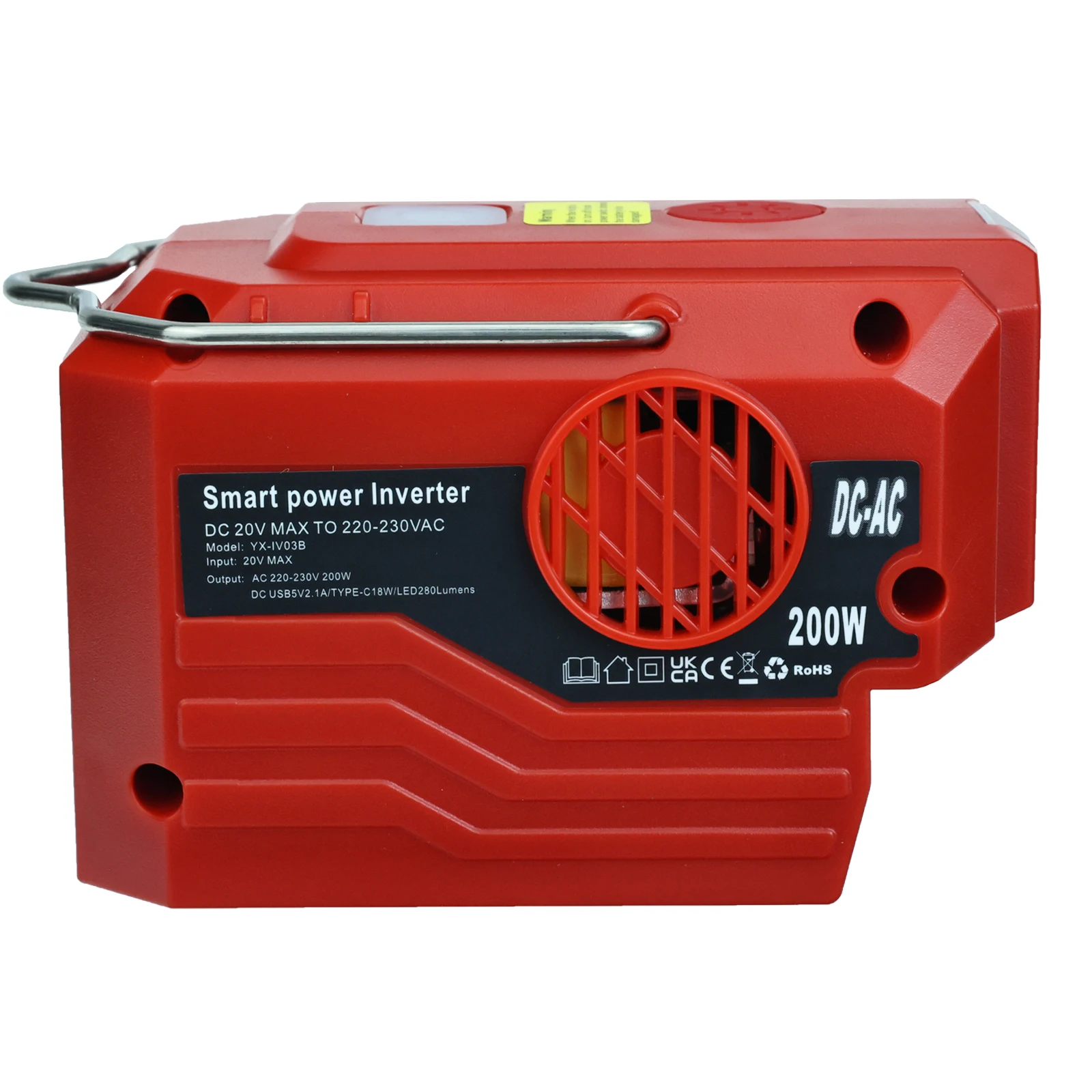 200W Portable Power Inverter 1 - Outdoor Lighting Battery Powered recension och pris