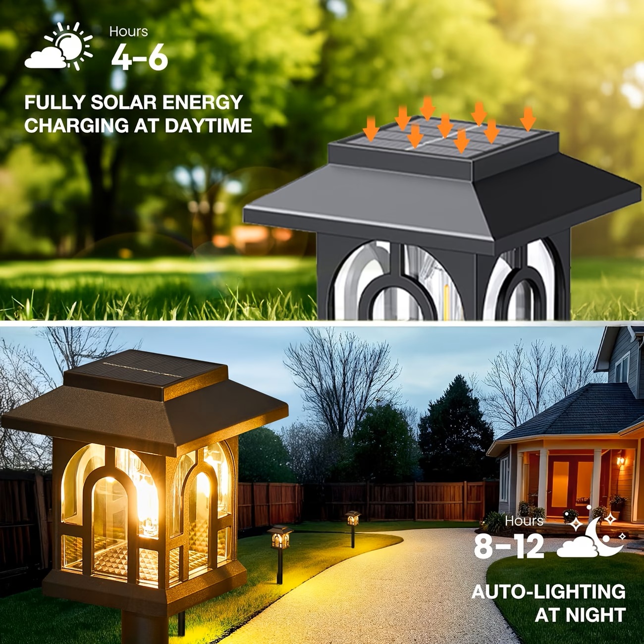 10Pack Solar Pathway Light Out - Outdoor Lighting Driveway recension och pris