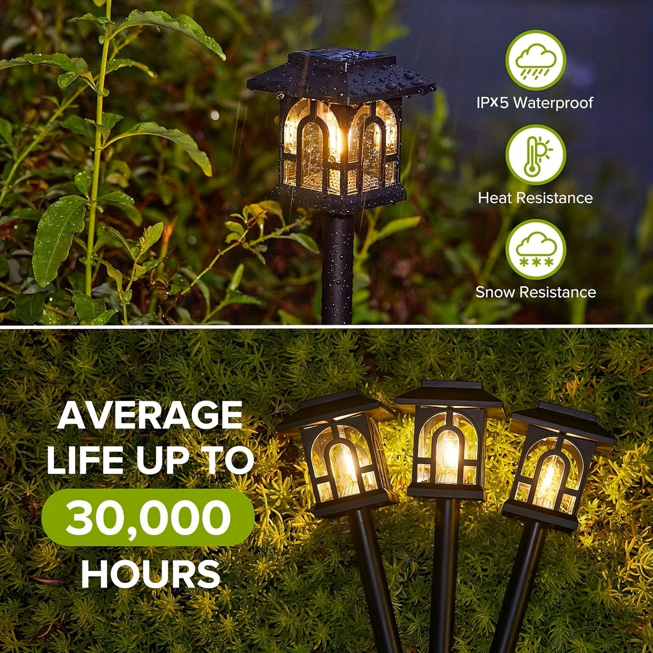 10Pack Solar Pathway Light Out - Outdoor Lighting Driveway recension och pris