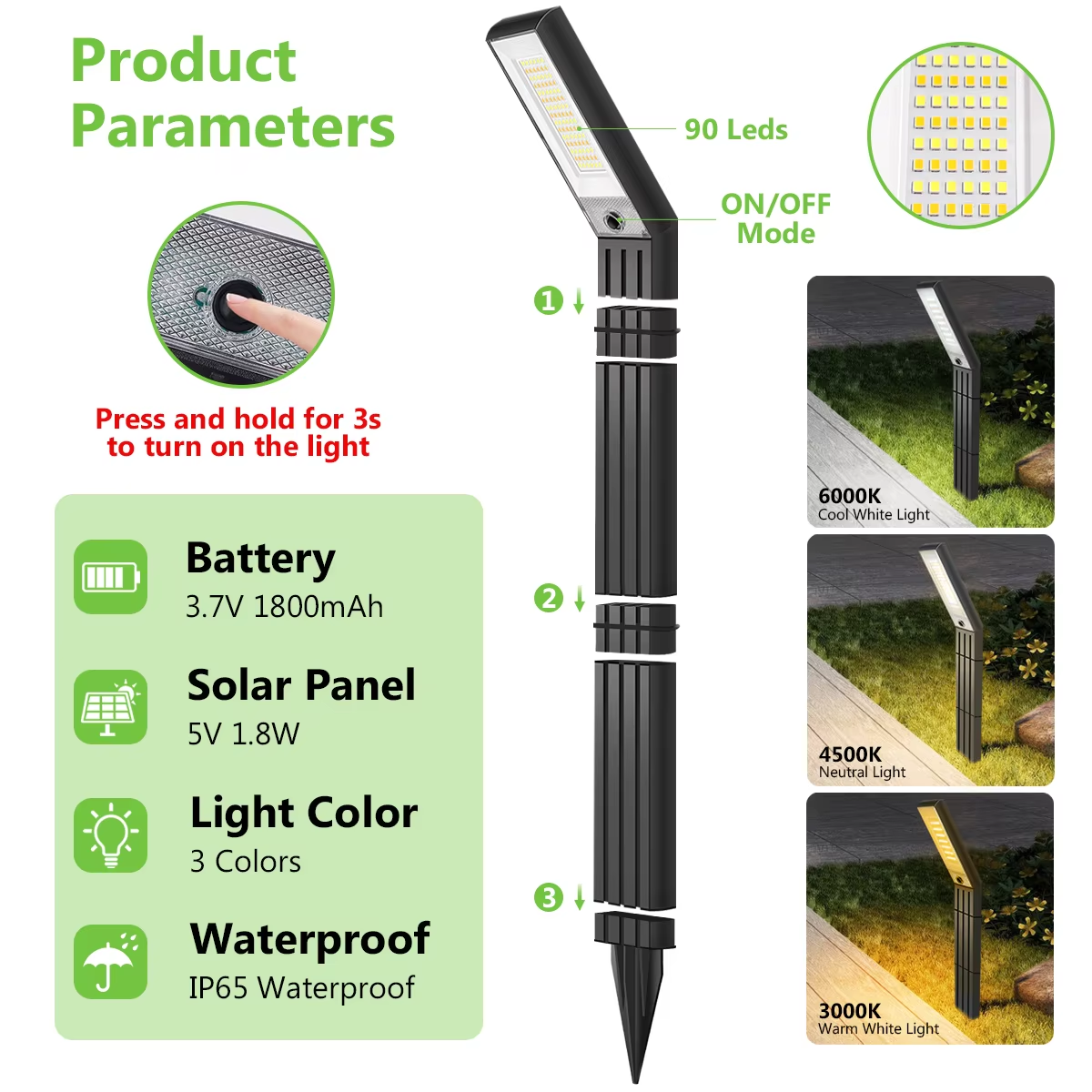 Solar Pathway Lights Outdoor S - Outdoor Lighting Driveway recension och pris