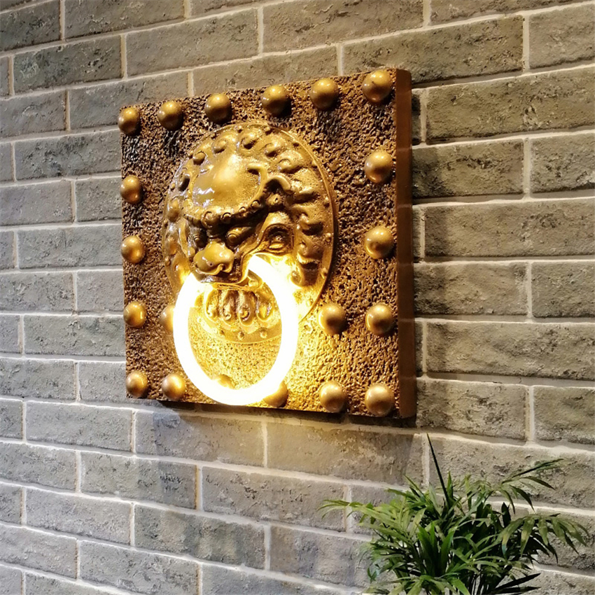 Chinese vintage carving manor  - Outdoor Zen Lighting recension och pris