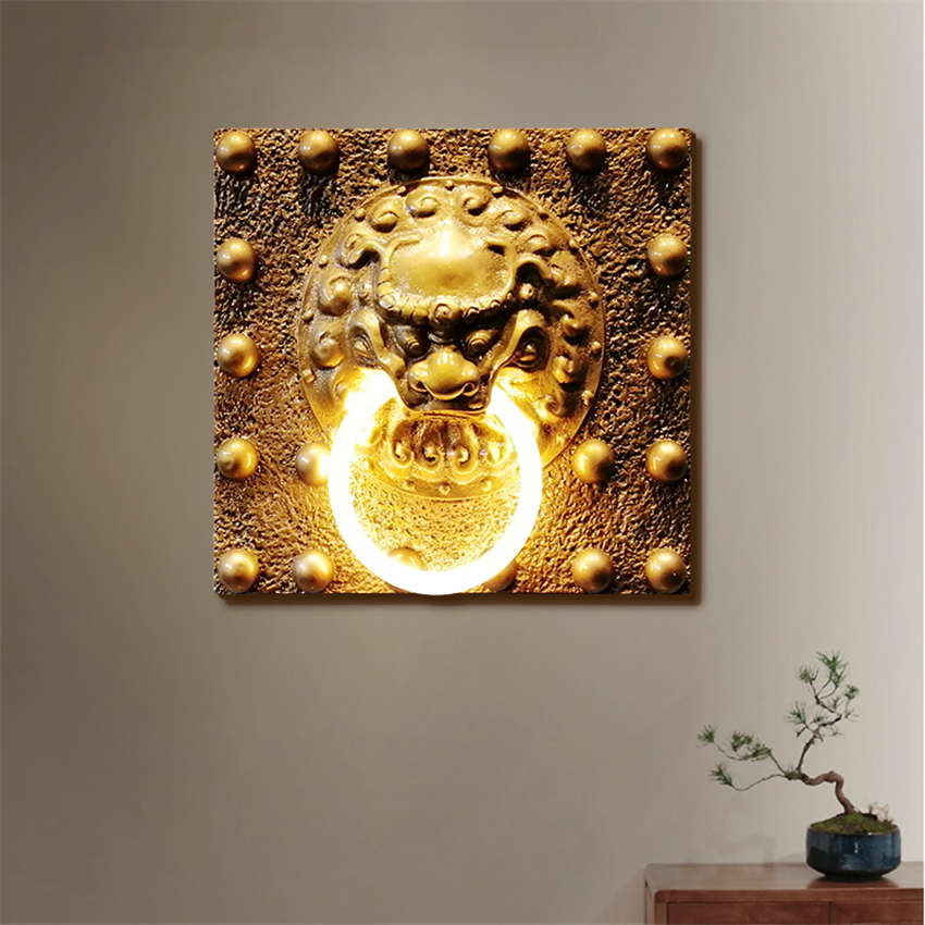 Chinese vintage carving manor  - Outdoor Zen Lighting recension och pris