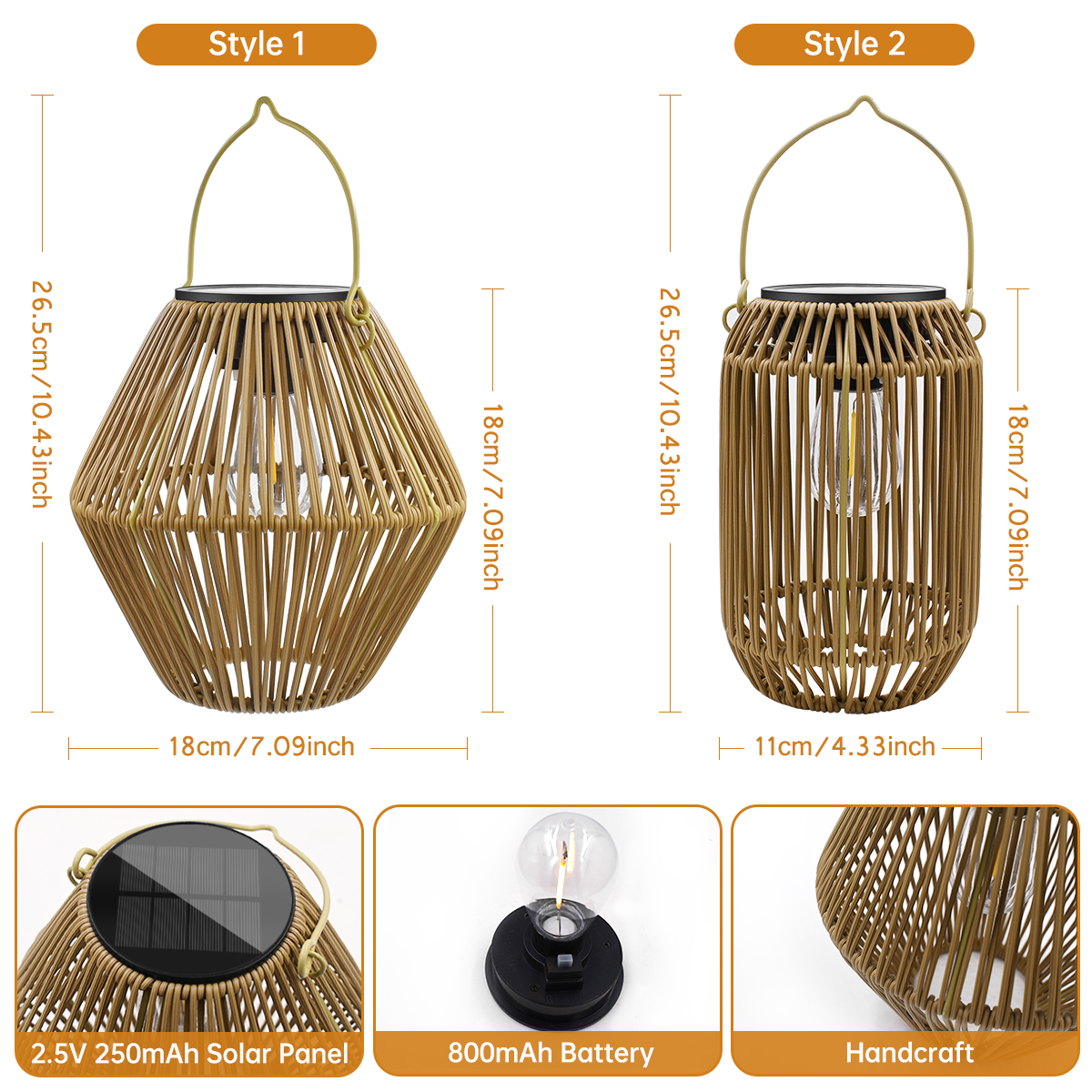 Solar Lanterns Solar Lights Ou - Landscape Spike Light recension och pris