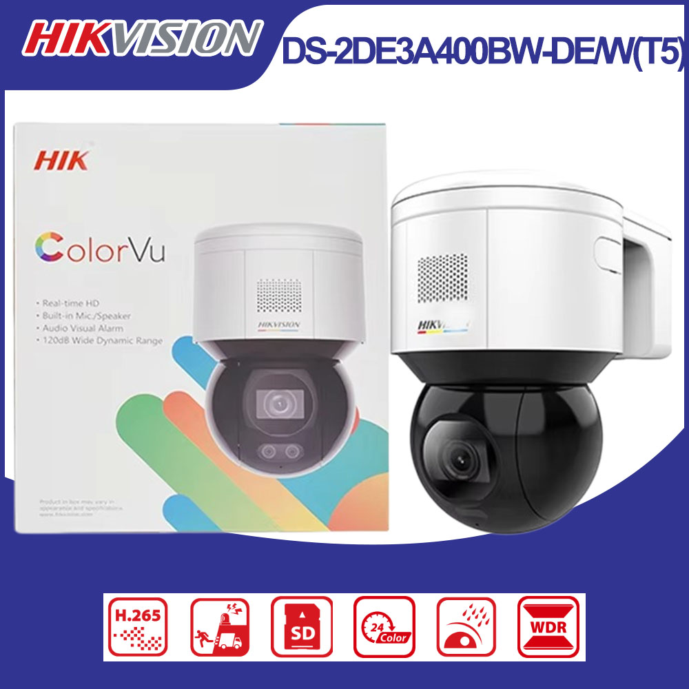 Hikvision DS-2DE3A400BW-DE/W(T - Outdoor Lighting Mains Powered recension och pris