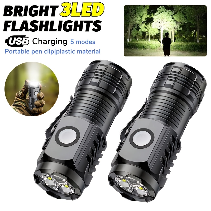 Portable Mini LED Handheld Fla - Zinc Outdoor Lighting recension och pris