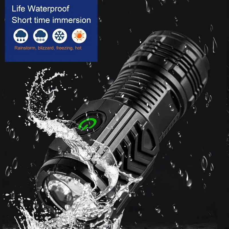 Portable Mini LED Handheld Fla - Zinc Outdoor Lighting recension och pris