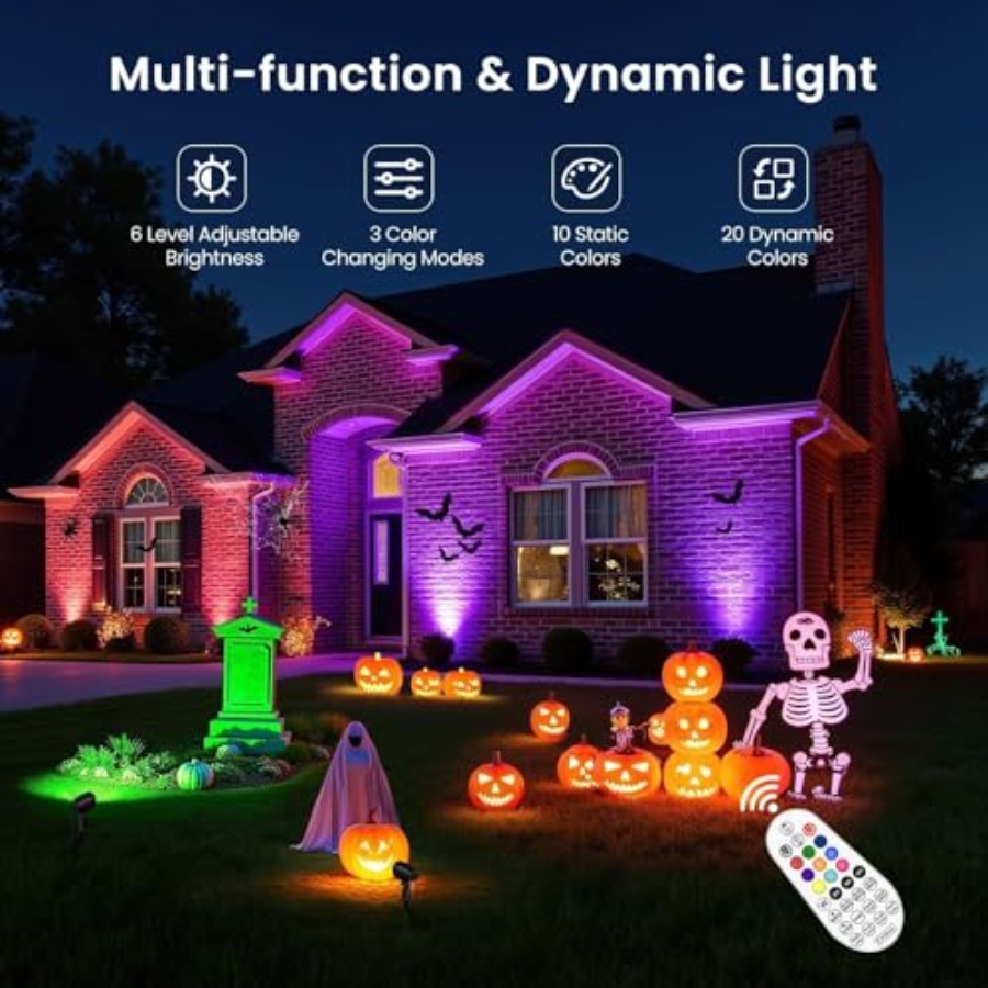 RGBW Low Voltage Landscape Lig - Outdoor Lighting Kit With Transformer recension och pris