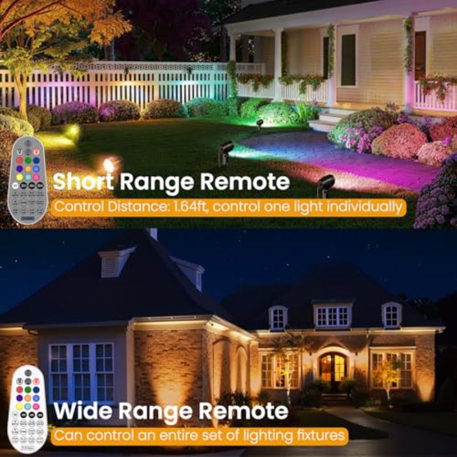 RGBW Low Voltage Landscape Lig - Outdoor Lighting Kit With Transformer recension och pris