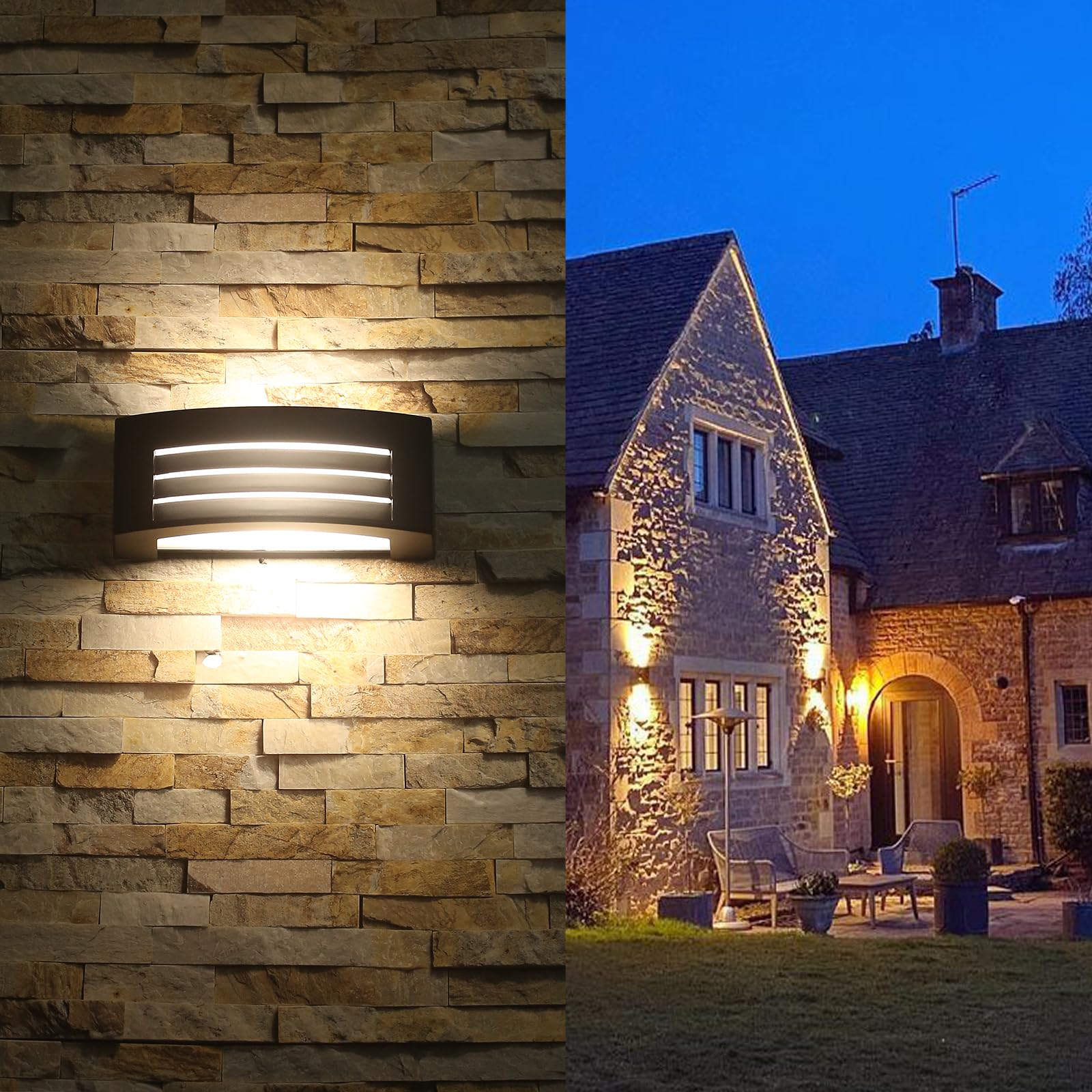 Outdoor Wall Light, Aluminum E - Outdoor Lighting Mains Powered recension och pris