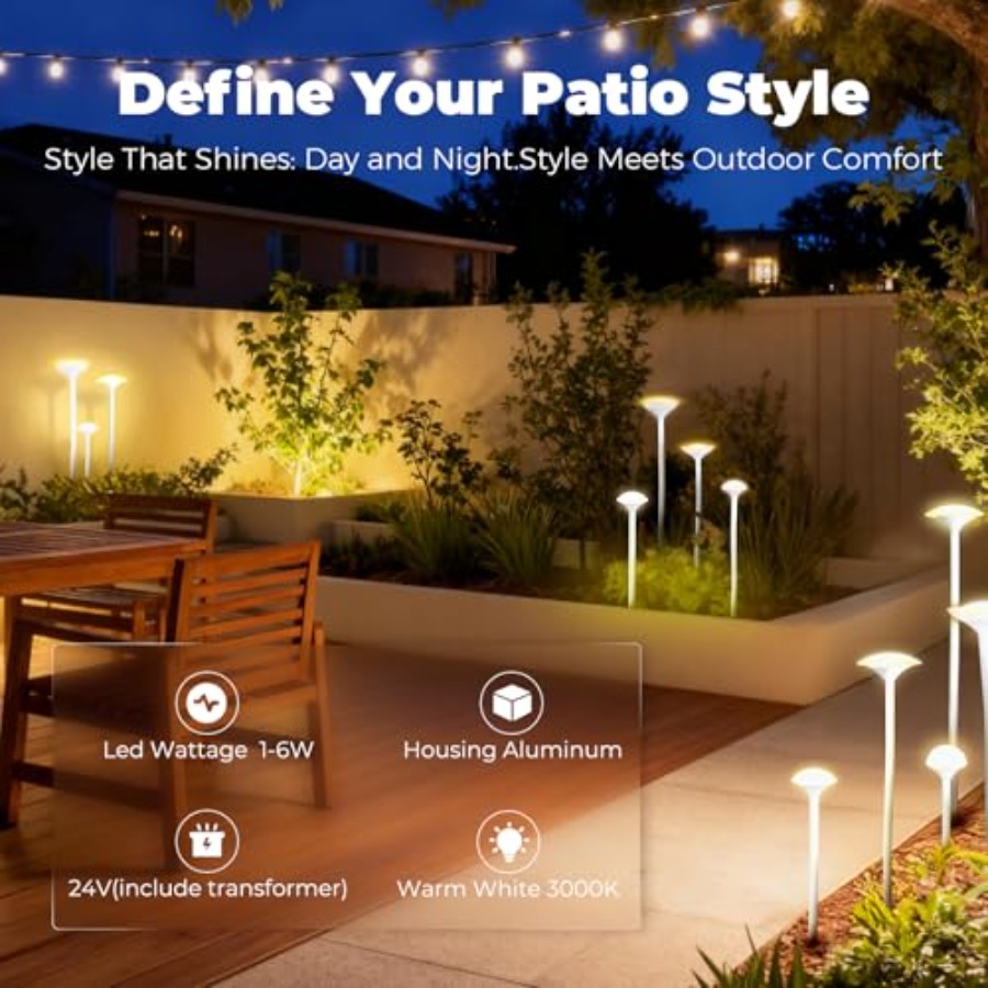 LED Low Voltage Outdoor Lighti - Outdoor Lighting Kit With Transformer recension och pris