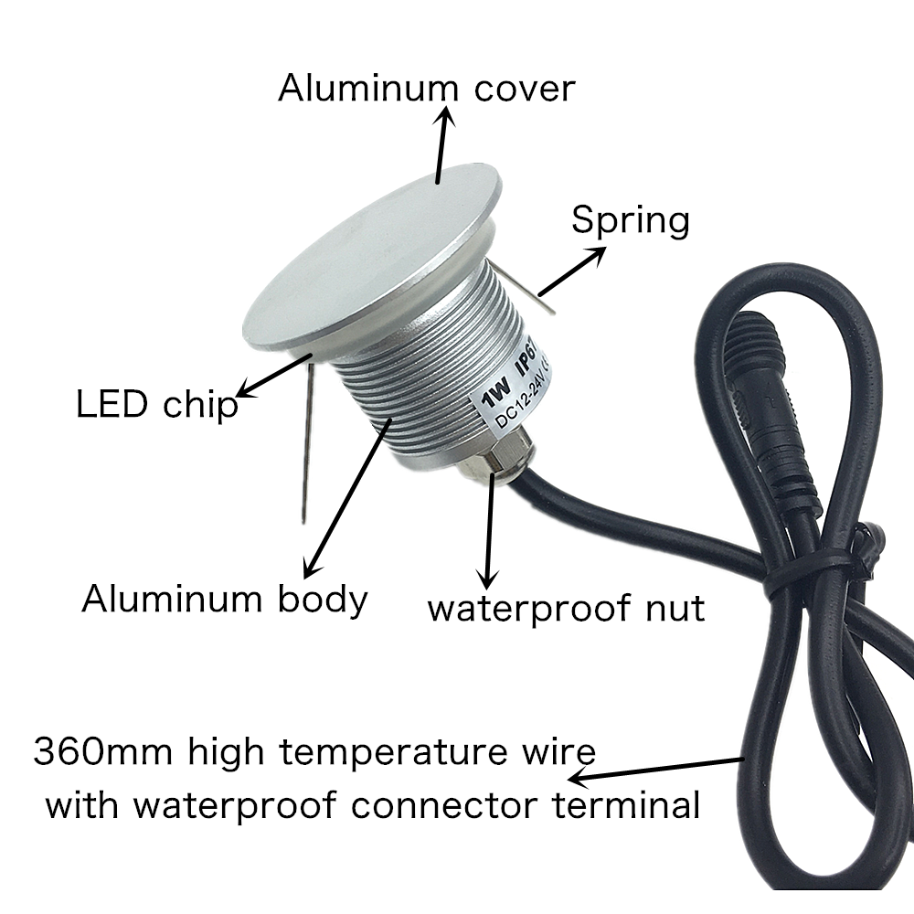 IP67 Waterproof Recessed Stair - Outdoor Lighting Recessed recension och pris