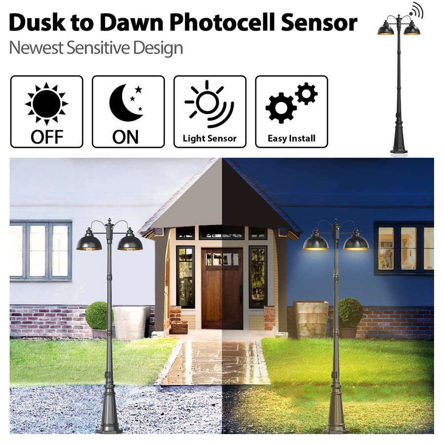 to Dawn Outdoor Lamp Post Ligh - Outdoor Lighting With Outlet recension och pris