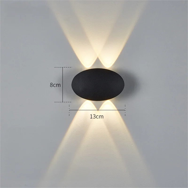 Modern Simple LED 4W Oval Outd - Outdoor Lighting Voltage recension och pris