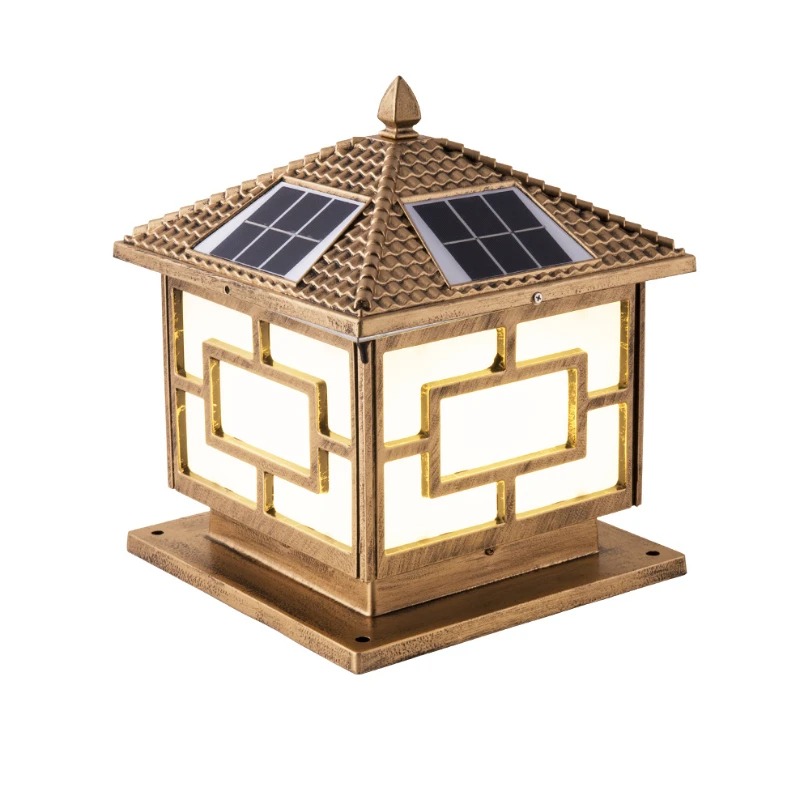 Solar Powered Waterproof Post  - Outdoor Lighting Mains Powered recension och pris