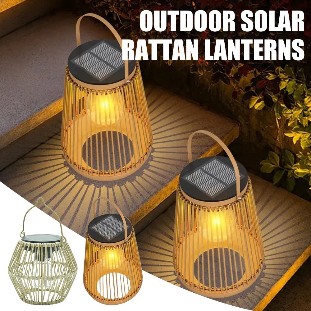 IP65 Waterproof Solar Rattan L - Outdoor Lighting Ip65 recension och pris