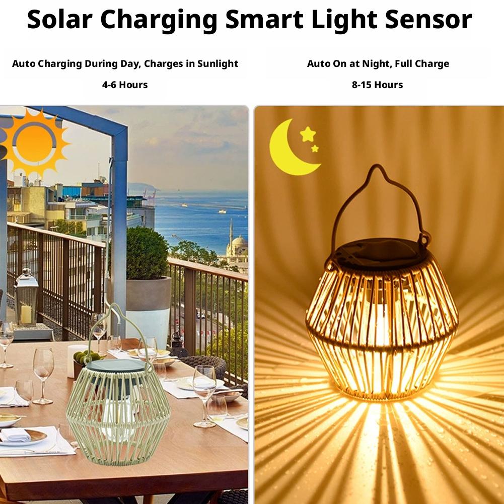 IP65 Waterproof Solar Rattan L - Outdoor Lighting Ip65 recension och pris