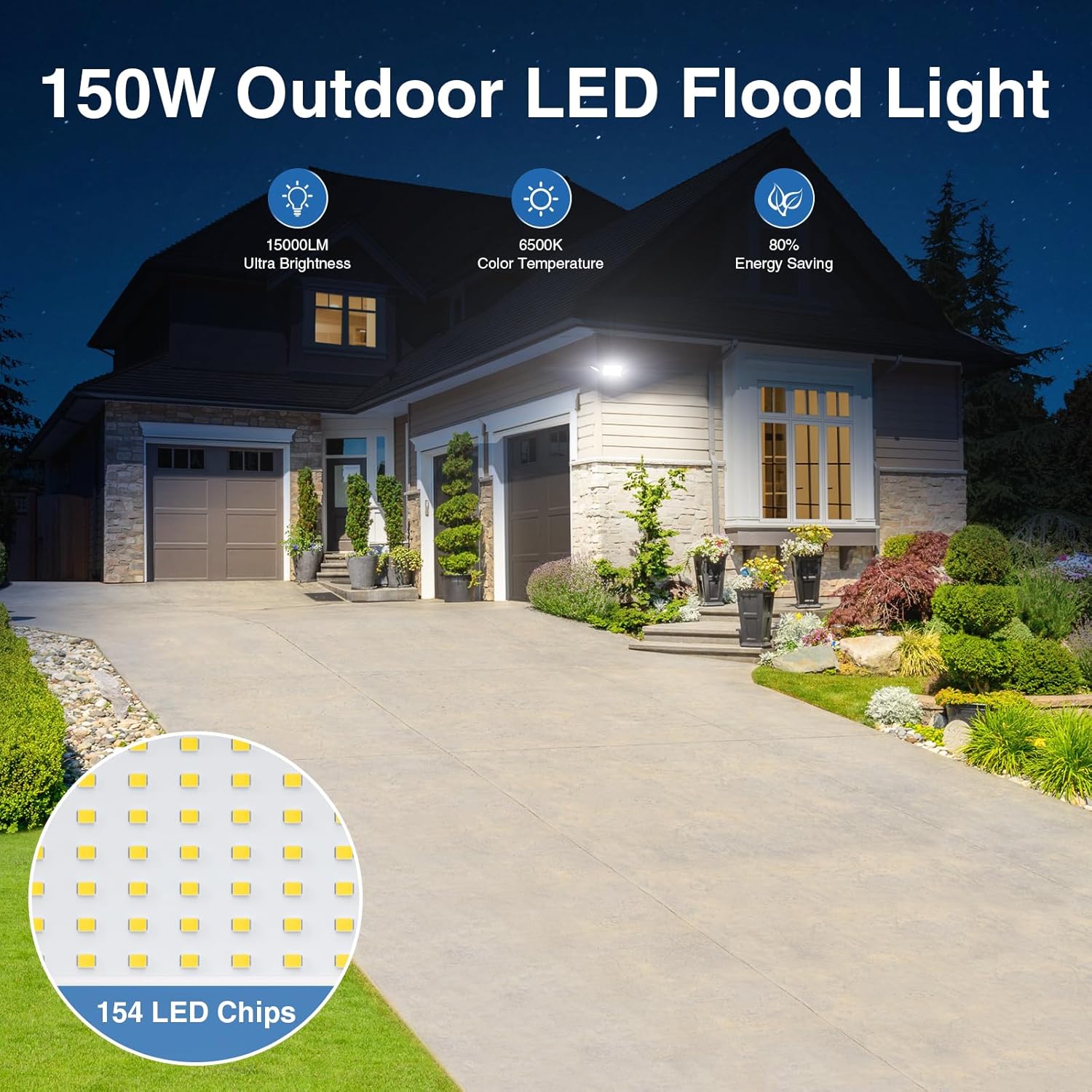 150W LED Flood Light Outdoor W - Outdoor Lighting Ip65 recension och pris