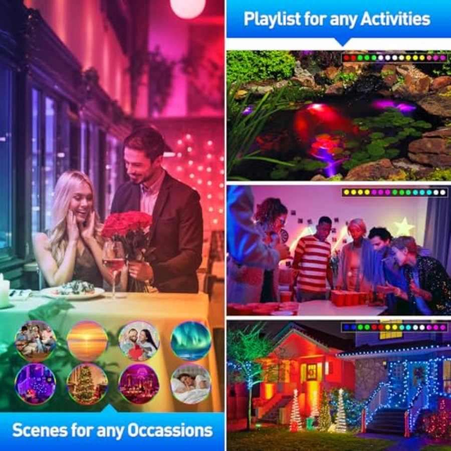Smart Bluetooth LED Pond Light - Pond Light Submersible recension och pris