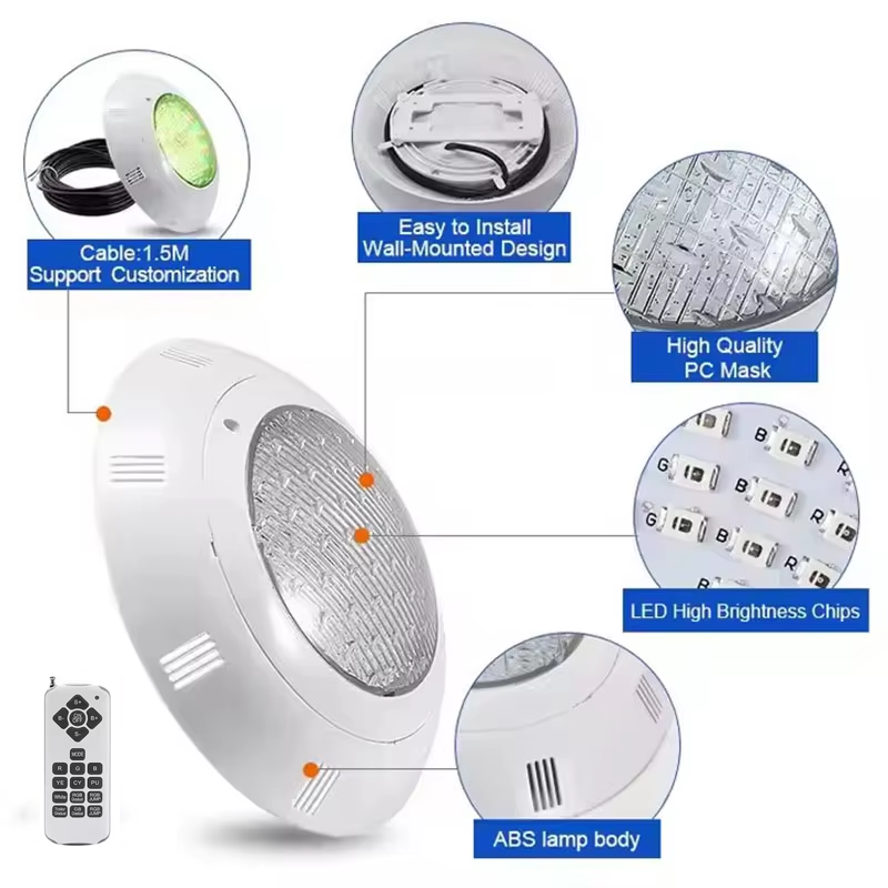 LED Underwater Swimming Pool L - Pond Light Submersible recension och pris