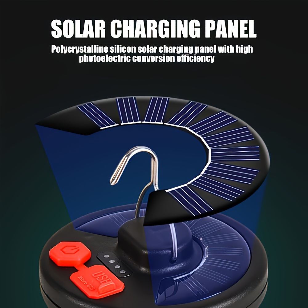 Solar Camping Lantern,Portable - Outdoor Lighting Battery Powered recension och pris