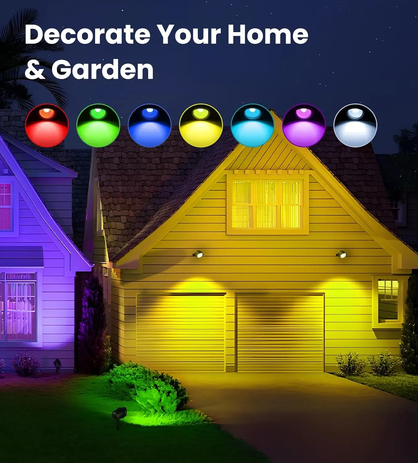 15W RGB Landscape Lights 12V 2 - Outdoor Lighting Voltage recension och pris