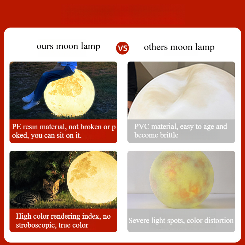 PE Moon Lamp Outdoor Garden De - Outdoor Lighting Volt recension och pris