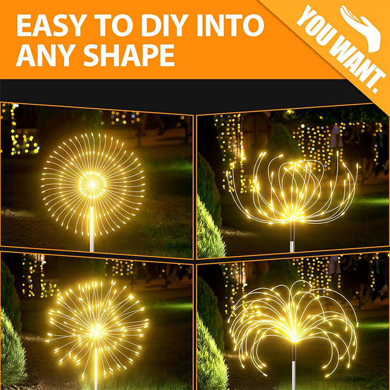 NEW Solar Firework Pathway Lig - Outdoor Lighting Spotlight recension och pris
