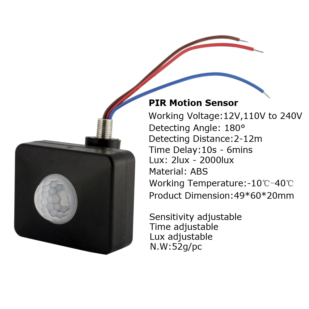 220V PIR Motion Sensor 12V Inf - Outdoor Lighting Volt recension och pris