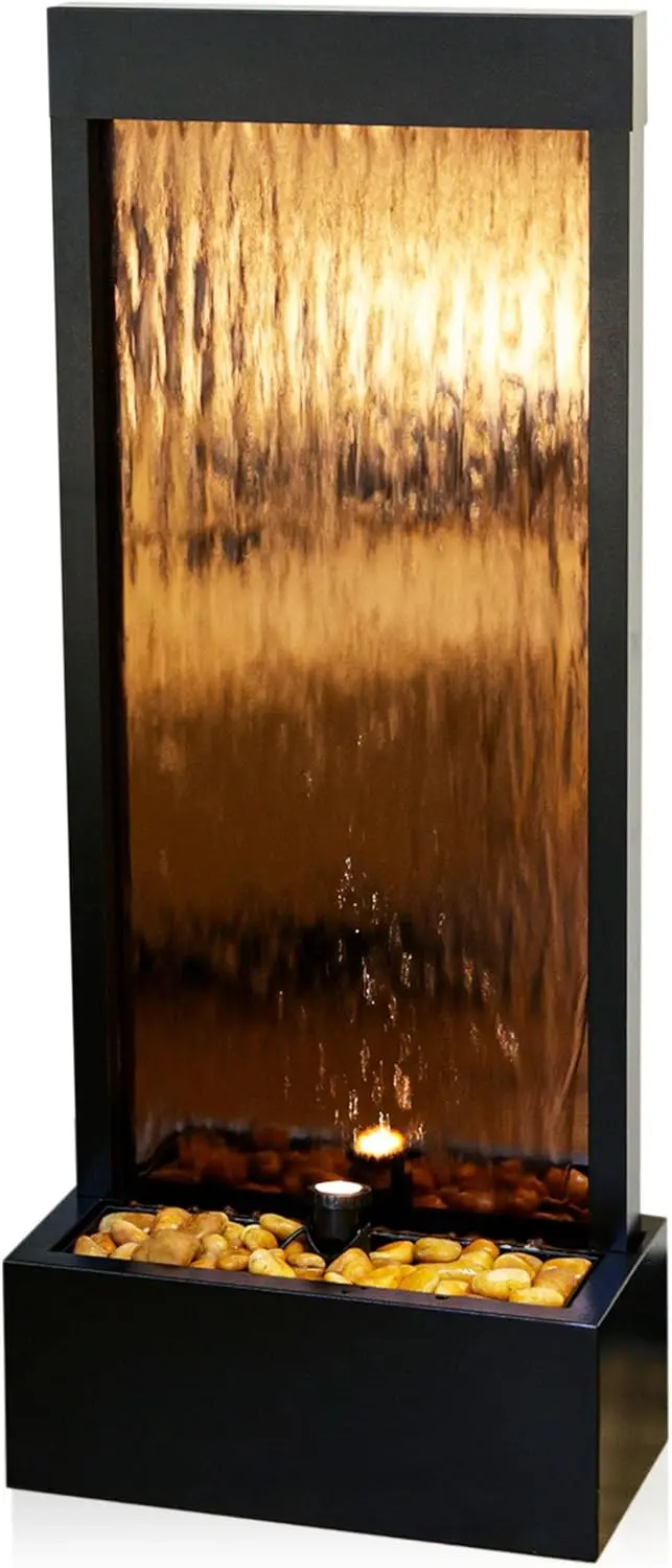 - Mirror Waterfall Fountain wi - Outdoor Zen Lighting recension och pris